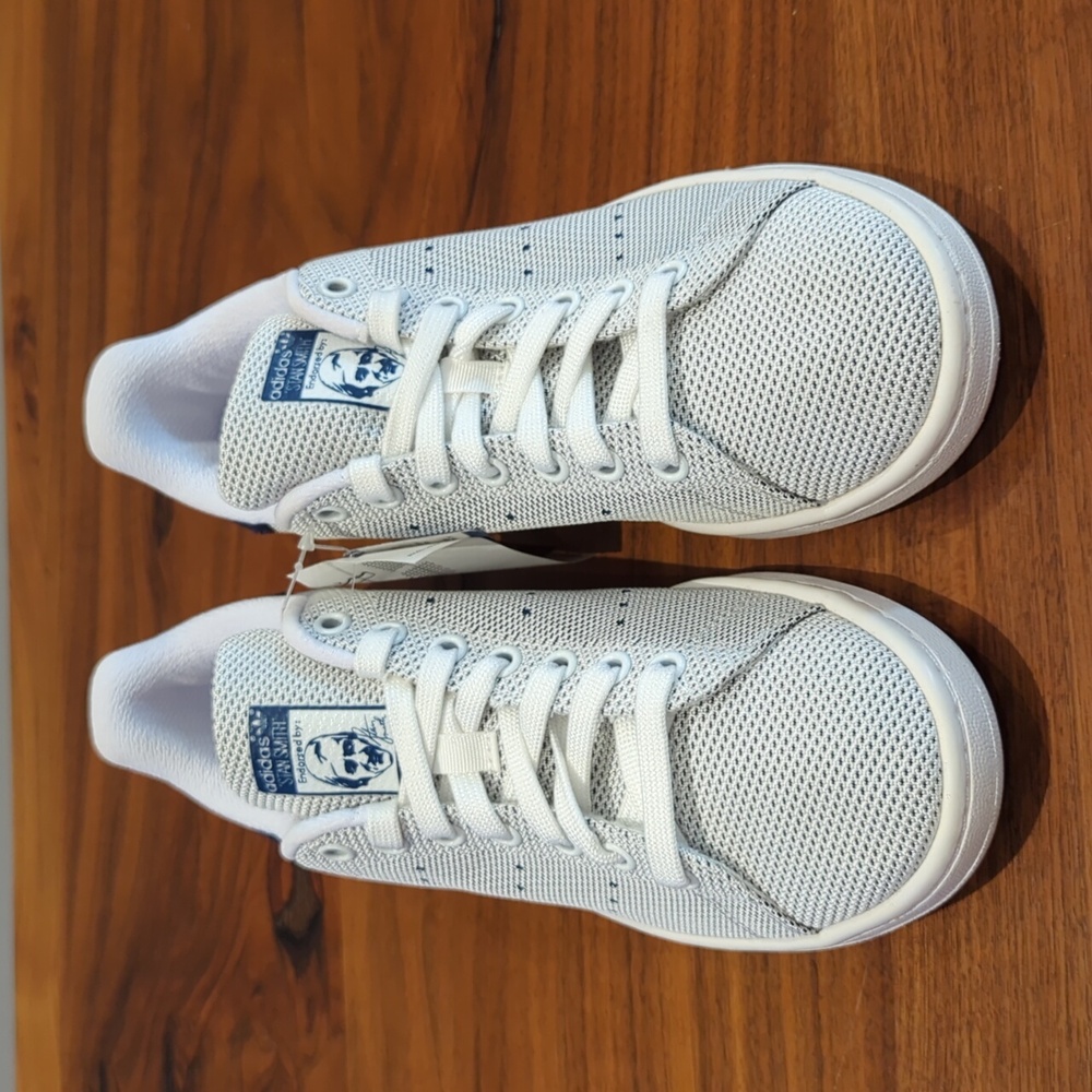 adidas Originals White and Navy Mesh Men's Sneakers